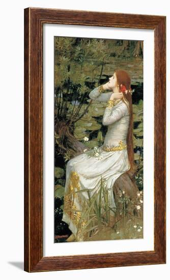 Ophelia-John William Waterhouse-Framed Giclee Print