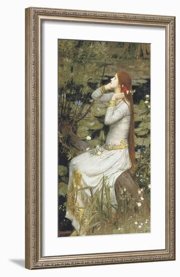 Ophelia-John William Waterhouse-Framed Premium Giclee Print