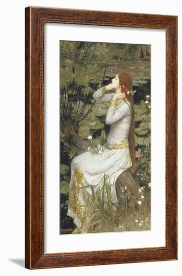 Ophelia-John William Waterhouse-Framed Premium Giclee Print