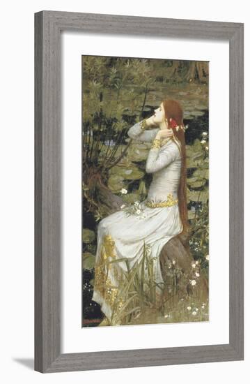 Ophelia-John William Waterhouse-Framed Premium Giclee Print