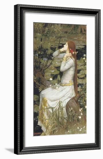 Ophelia-John William Waterhouse-Framed Premium Giclee Print