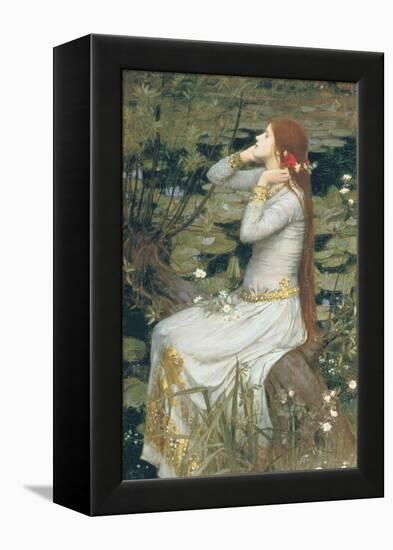 Ophelia-John William Waterhouse-Framed Stretched Canvas