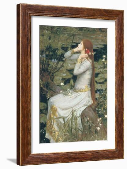 Ophelia-John William Waterhouse-Framed Art Print