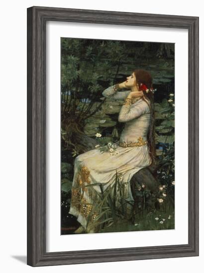 Ophelia-John William Waterhouse-Framed Giclee Print