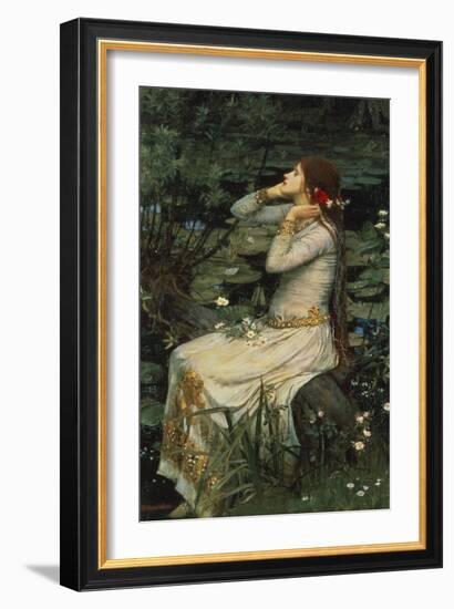 Ophelia-John William Waterhouse-Framed Giclee Print