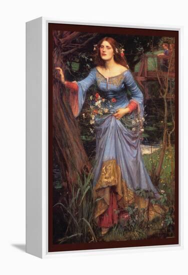 Ophelia-John William Waterhouse-Framed Stretched Canvas