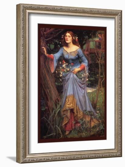 Ophelia-John William Waterhouse-Framed Art Print