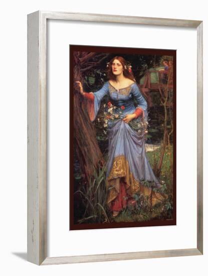 Ophelia-John William Waterhouse-Framed Art Print