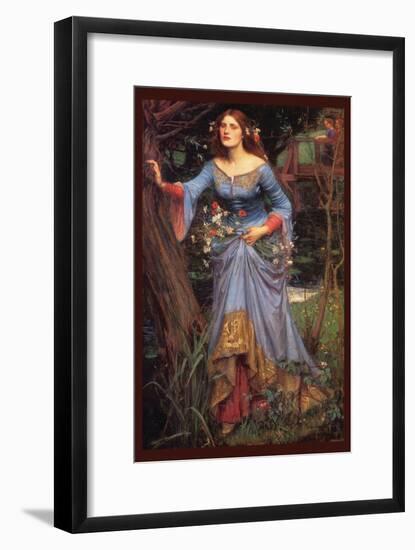 Ophelia-John William Waterhouse-Framed Art Print