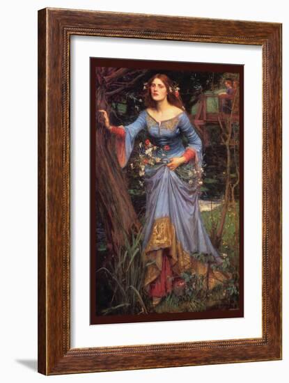 Ophelia-John William Waterhouse-Framed Art Print