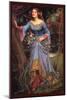 Ophelia-John William Waterhouse-Mounted Art Print