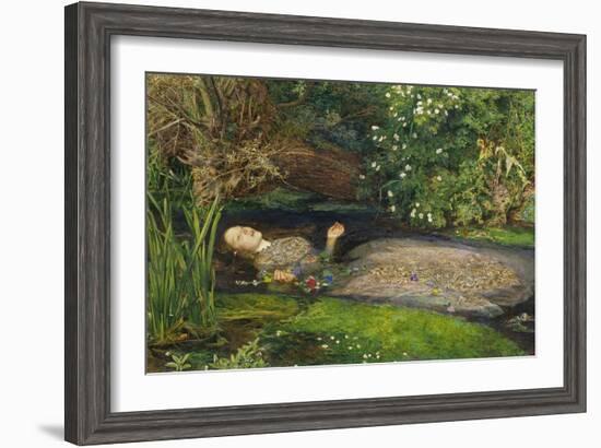 Ophelia-John Everett Millais-Framed Giclee Print