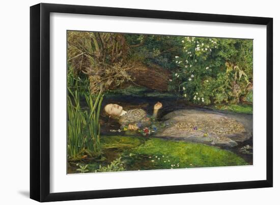 Ophelia-John Everett Millais-Framed Giclee Print