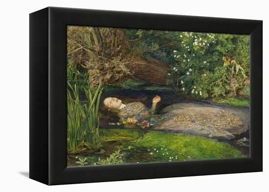 Ophelia-John Everett Millais-Framed Premier Image Canvas