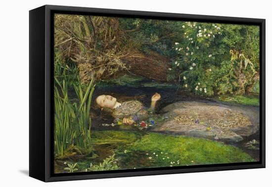 Ophelia-John Everett Millais-Framed Premier Image Canvas