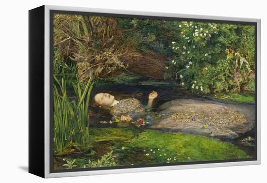 Ophelia-John Everett Millais-Framed Premier Image Canvas