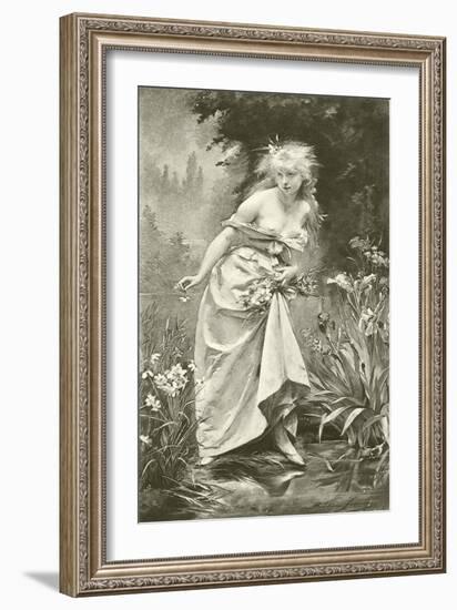 Ophelia-Madeleine Lemaire-Framed Giclee Print