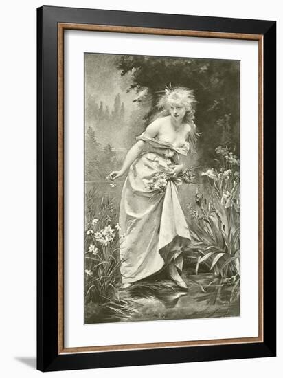 Ophelia-Madeleine Lemaire-Framed Giclee Print