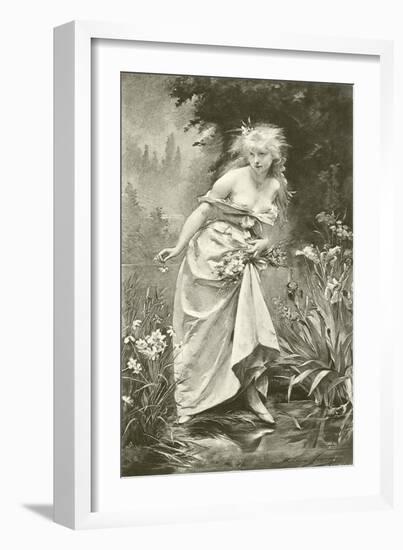 Ophelia-Madeleine Lemaire-Framed Giclee Print