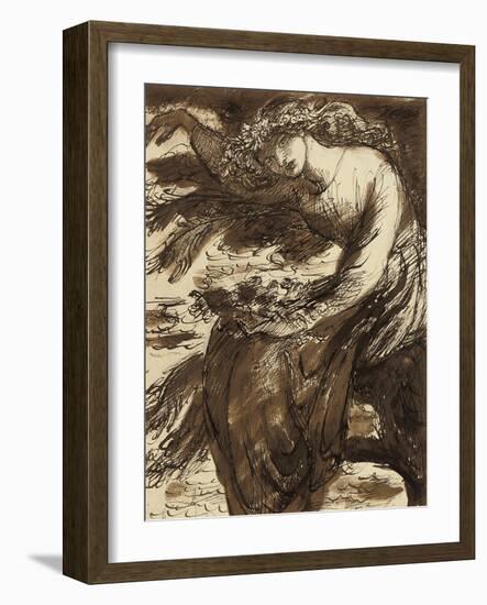 Ophelia-Dante Gabriel Charles Rossetti-Framed Giclee Print