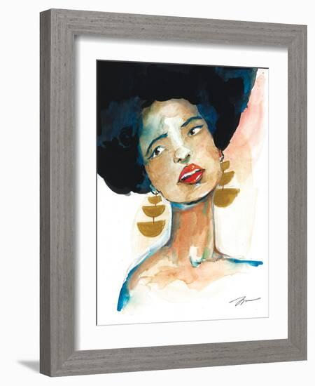 Ophelia-Jessica Mingo-Framed Art Print