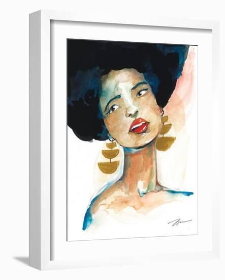 Ophelia-Jessica Mingo-Framed Art Print