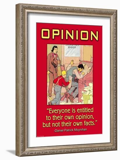 Opinion-Wilbur Pierce-Framed Art Print