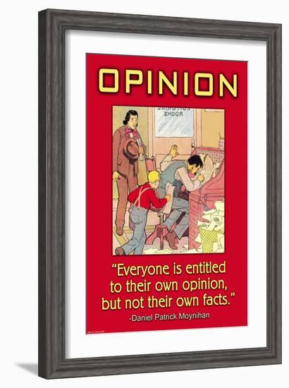 Opinion-Wilbur Pierce-Framed Art Print