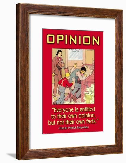 Opinion-Wilbur Pierce-Framed Art Print