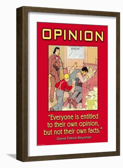 Opinion-Wilbur Pierce-Framed Art Print