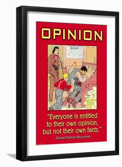 Opinion-Wilbur Pierce-Framed Art Print