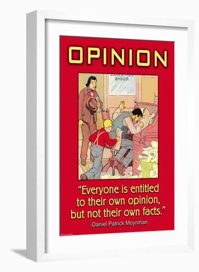 Opinion-Wilbur Pierce-Framed Art Print