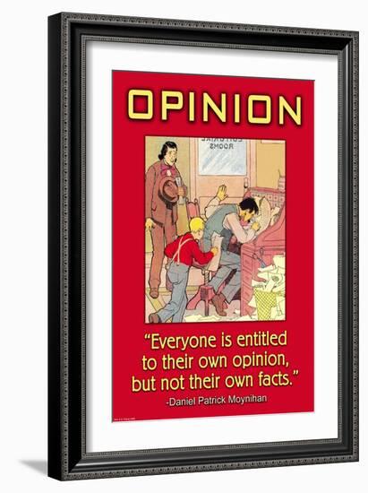 Opinion-Wilbur Pierce-Framed Art Print