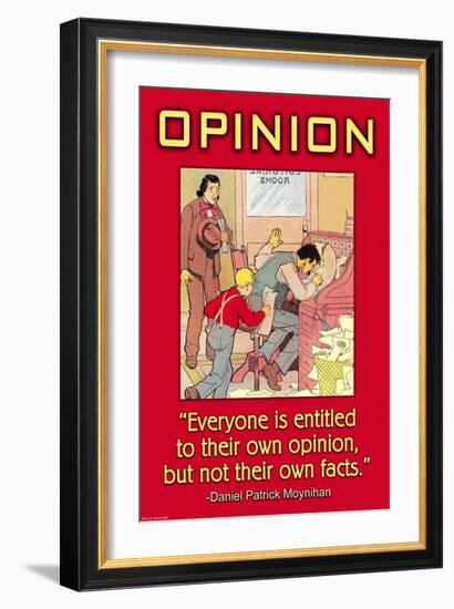 Opinion-Wilbur Pierce-Framed Art Print