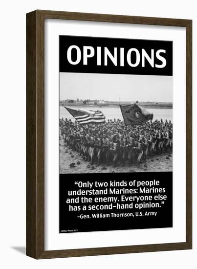 Opinions-Wilbur Pierce-Framed Art Print