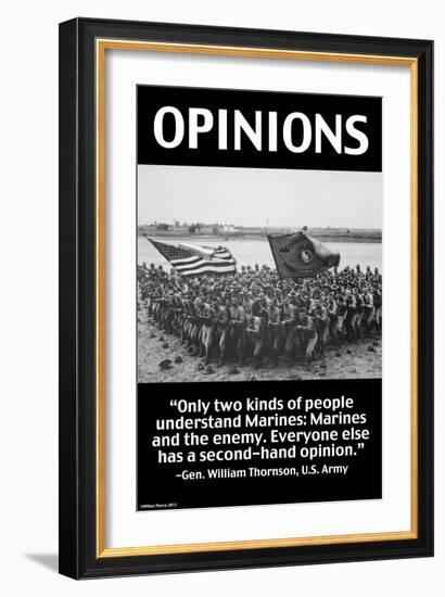 Opinions-Wilbur Pierce-Framed Art Print