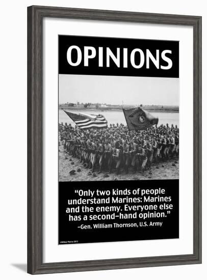 Opinions-Wilbur Pierce-Framed Art Print