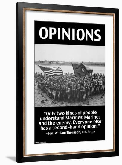 Opinions-Wilbur Pierce-Framed Art Print