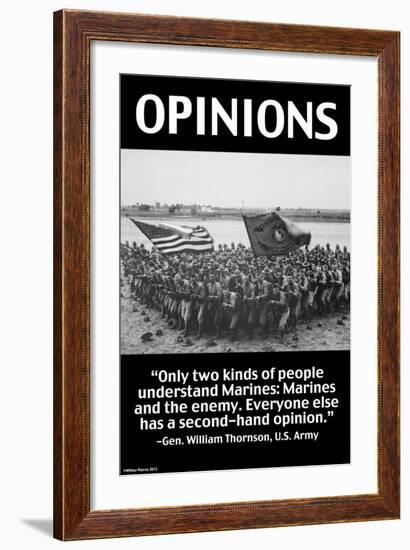 Opinions-Wilbur Pierce-Framed Art Print