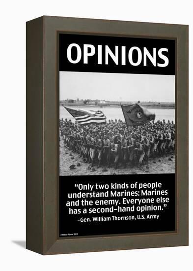 Opinions-Wilbur Pierce-Framed Stretched Canvas