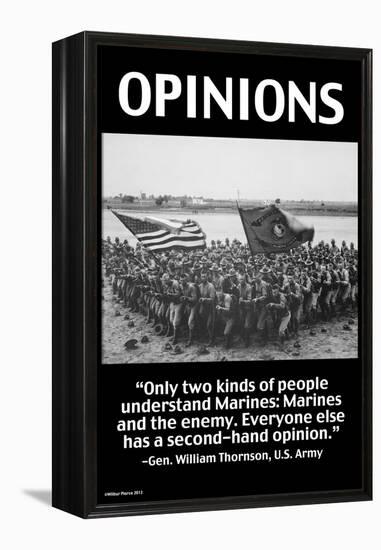 Opinions-Wilbur Pierce-Framed Stretched Canvas