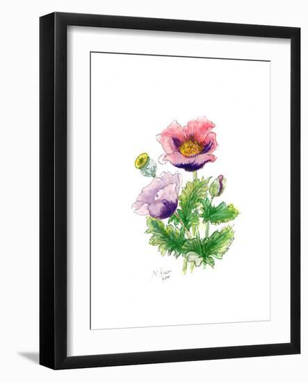 Opium Poppy, 2001-Nell Hill-Framed Giclee Print