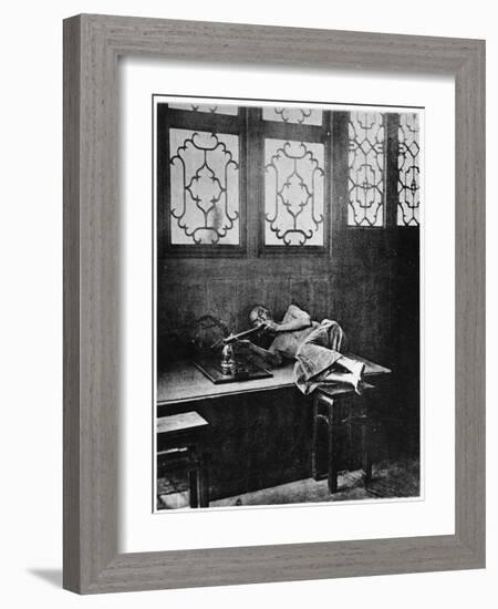 Opium Smoker, C.1867-72-John Thomson-Framed Photographic Print