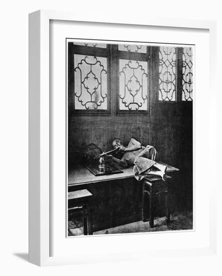 Opium Smoker, C.1867-72-John Thomson-Framed Photographic Print