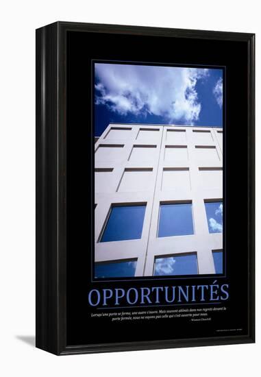 Opportunités (French Translation)-null-Framed Stretched Canvas