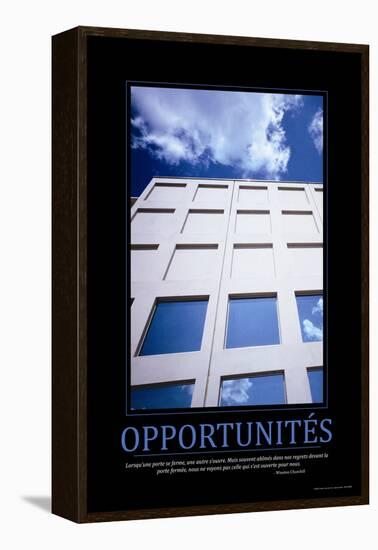 Opportunités (French Translation)-null-Framed Stretched Canvas