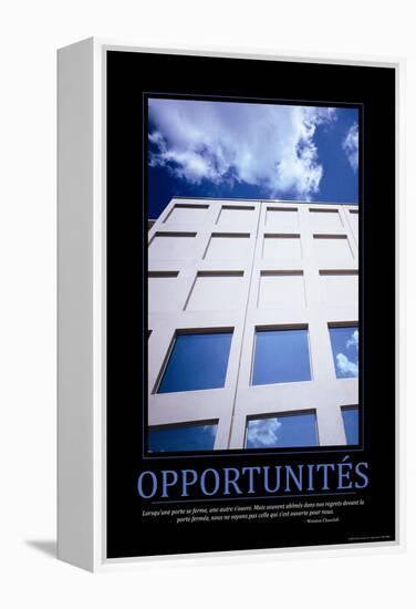 Opportunités (French Translation)-null-Framed Stretched Canvas