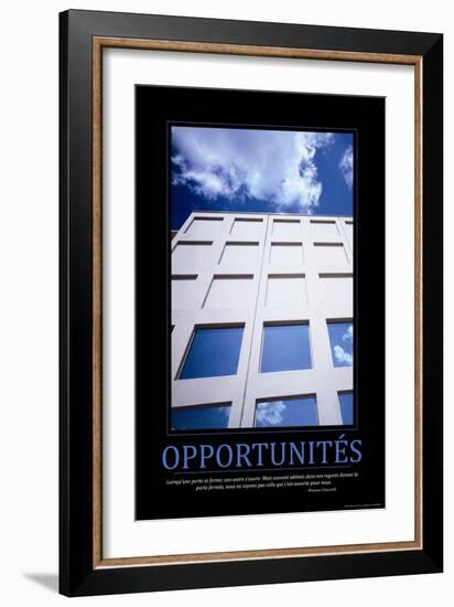 Opportunités (French Translation)-null-Framed Photo