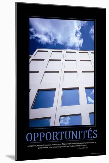 Opportunités (French Translation)-null-Mounted Photo