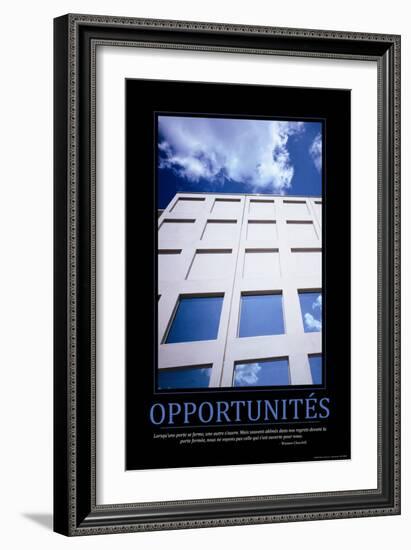 Opportunités (French Translation)-null-Framed Photo